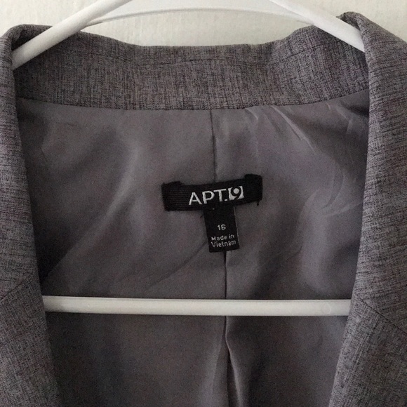 Grey single button blazer - Picture 2 of 7